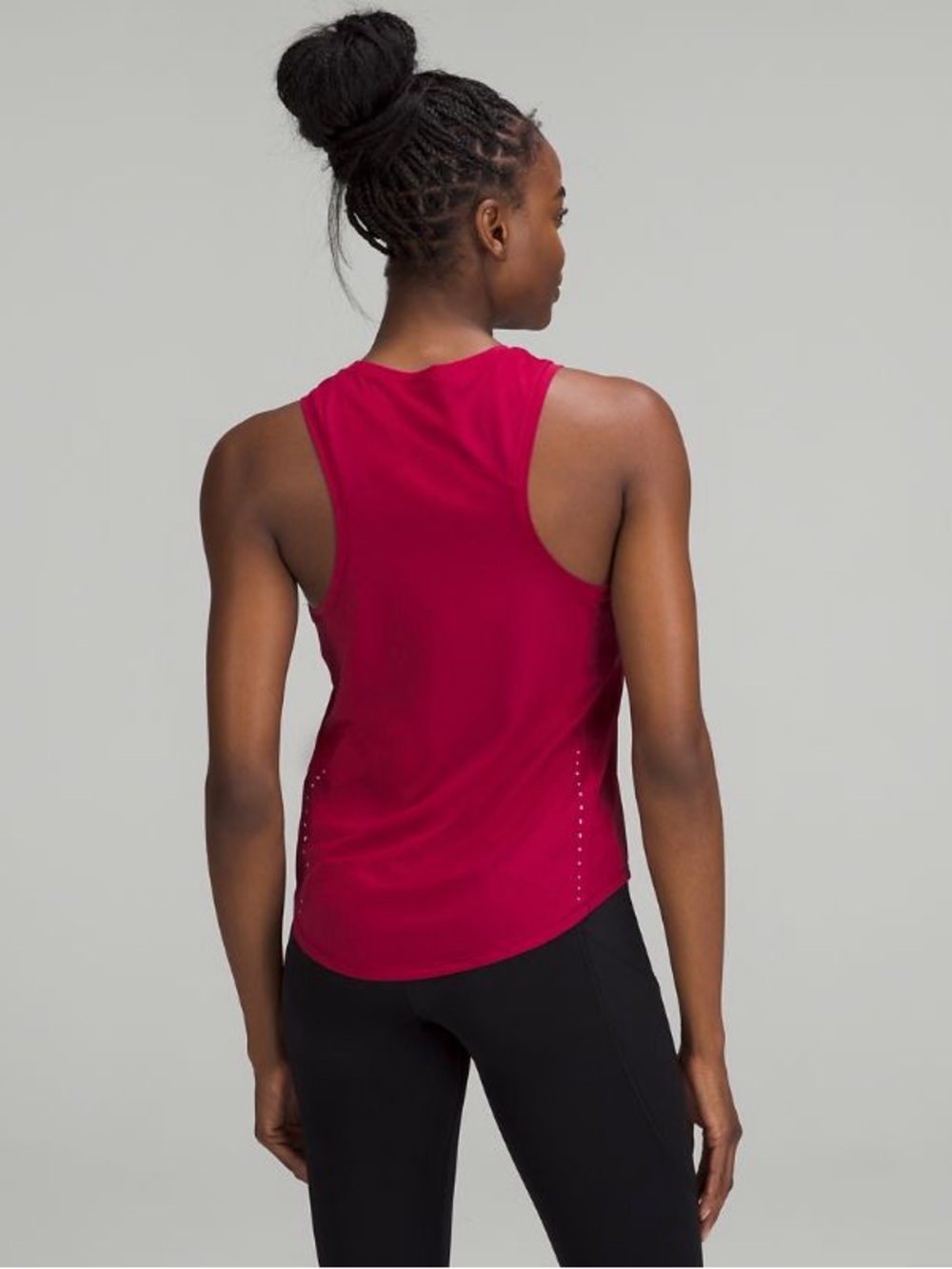 Lululemon High-Neck Running And Training Tank Top Coral Pink - Picture 3 of 9